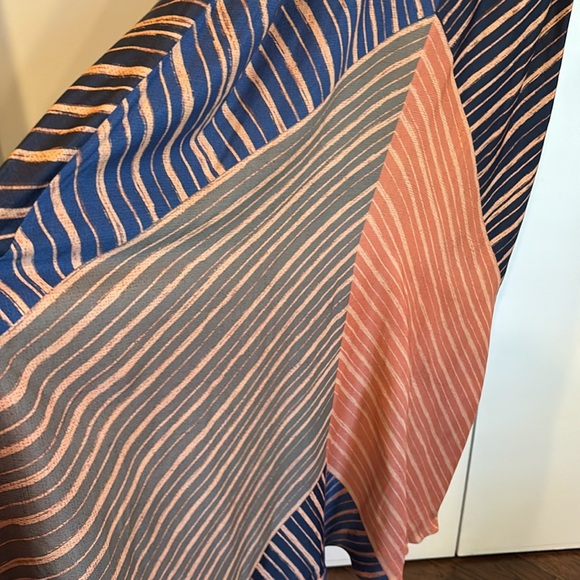 Anthropologie FARM RIO Geometric Halter‎ Maxi Dress Size XS Silky Earth Tones - Picture 7 of 14